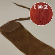 Hair Ponytail Color ORANGE GVA hair_One donor line.