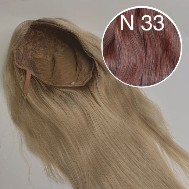 Wigs Color 33 GVA hair_One donor line.