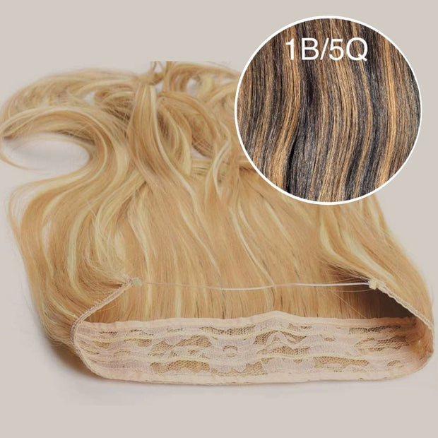 Halo Color _1B/5Q GVA hair_Luxury line.