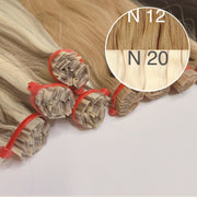 Hot Fusion, Flat Tip Color _12/20 GVA hair_One donor line.