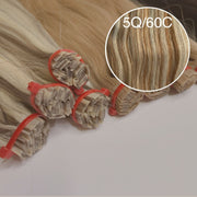 Hot Fusion, Flat Tip Color _5Q/60C GVA hair_Luxury line.
