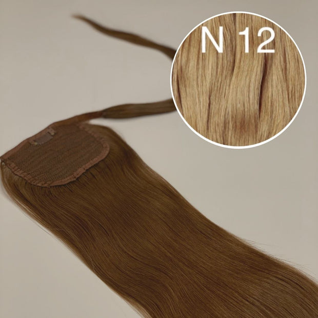 Hair Ponytail Color 12 GVA hair_One donor line.