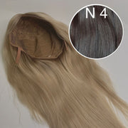 Wigs Color 4 GVA hair_One donor line.