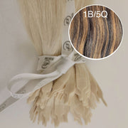 Y tips Color _1B/5Q GVA hair_Luxury line.