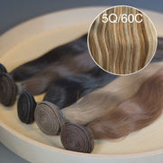 Machine Wefts / Bundles Color _5Q/60C GVA hair_Luxury line.