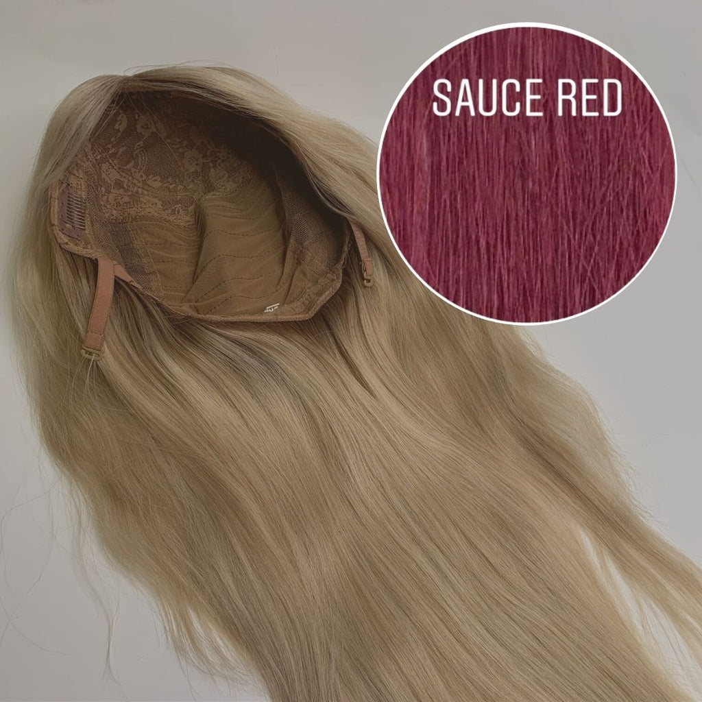 Wigs Color SAUCE RED GVA hair_One donor line.