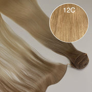 Hair Wefts Hand tied / Bundles Color 12C GVA hair_Luxury line.