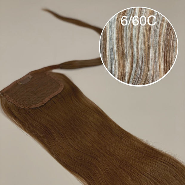 Hair Ponytail Color _6/60C GVA hair_Luxury line.