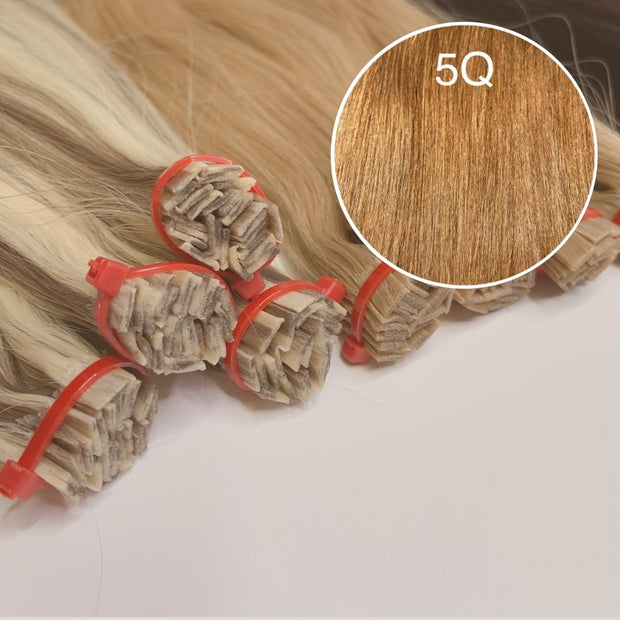 Hot Fusion, Flat Tip Color 5Q GVA hair_Luxury line.