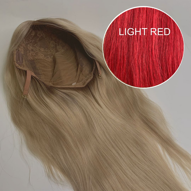 Wigs Color LIGHT RED GVA hair_Luxury line.