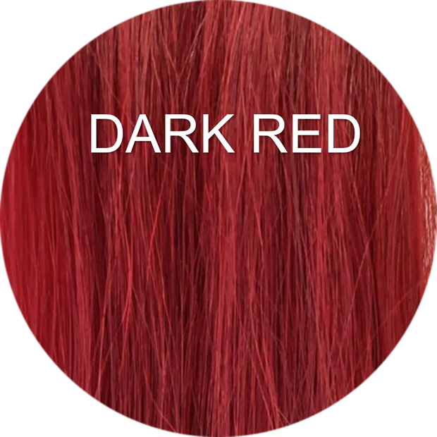 Micro links / I Tip Color DARK RED GVA hair_Luxury line.