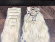 Hair Clips Color _12C/18 GVA hair_Luxury line.