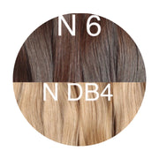 Hair Ponytail Color _6/DB4 GVA hair_One donor line.