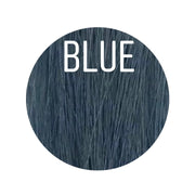Hair Ponytail Color BLUE GVA hair_One donor line.