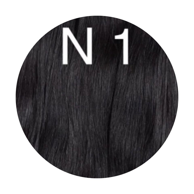 Hair Wefts Hand tied / Bundles Color 1 GVA hair_One donor line.