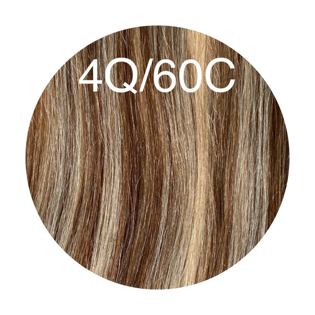 Hair Wefts Hand tied / Bundles Color _4Q/60C  GVA hair_Luxury line.