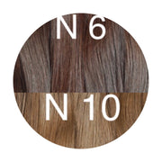 Hair Wefts Hand tied / Bundles Color _6/10 GVA hair_One donor line.