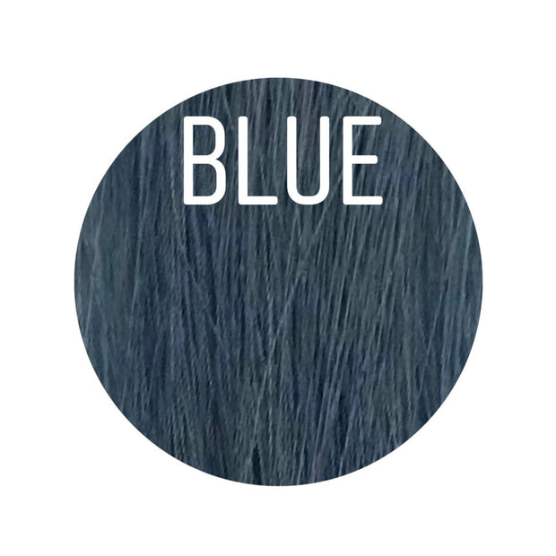 Hair Wefts Hand tied / Bundles Color BLUE GVA hair_One donor line.