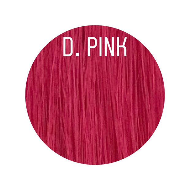 Hair Wefts Hand tied / Bundles Color D. PINK GVA hair_One donor line.