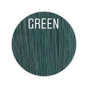 Hair Wefts Hand tied / Bundles Color GREEN GVA hair_One donor line.