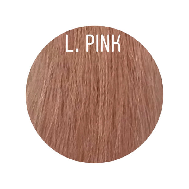 Hair Wefts Hand tied / Bundles Color L. PINK GVA hair_One donor line.
