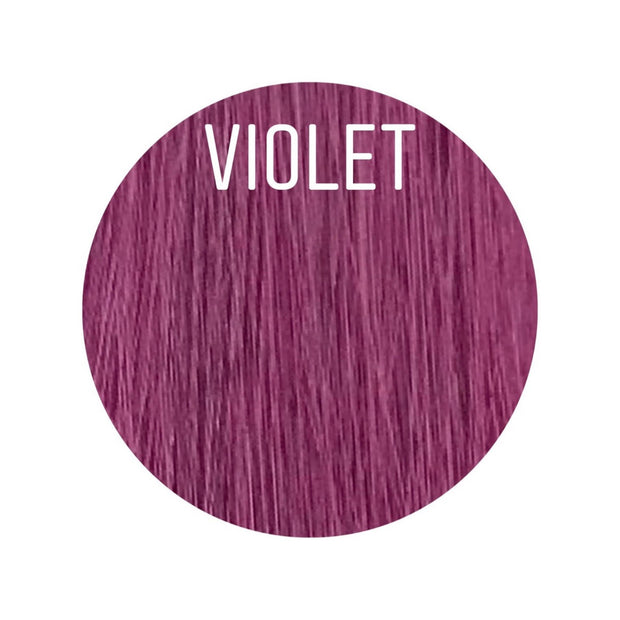 Hair Wefts Hand tied / Bundles Color VIOLET GVA hair_One donor line.