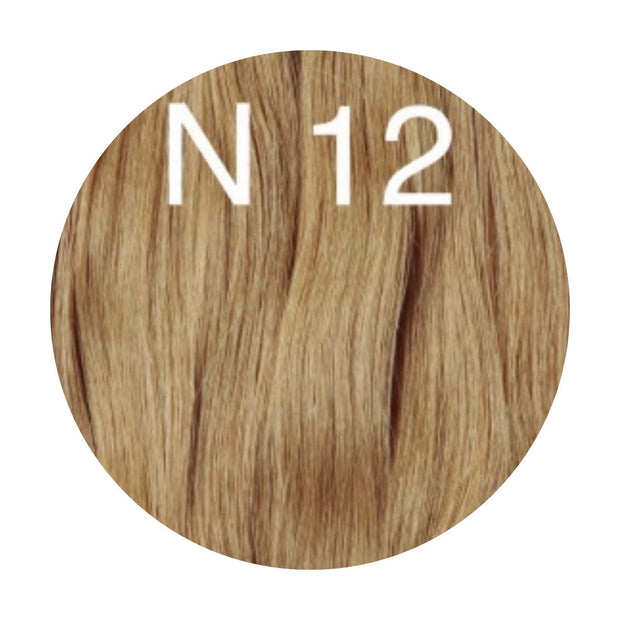 Hot Fusion, Flat Tip Color 12 GVA hair_One donor line.