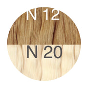 Hot Fusion, Flat Tip Color _12/20 GVA hair_One donor line.