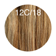 Hot Fusion, Flat Tip Color _12C/18 GVA hair_Luxury line.