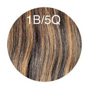 Hot Fusion, Flat Tip Color _1B/5Q GVA hair_Luxury line.