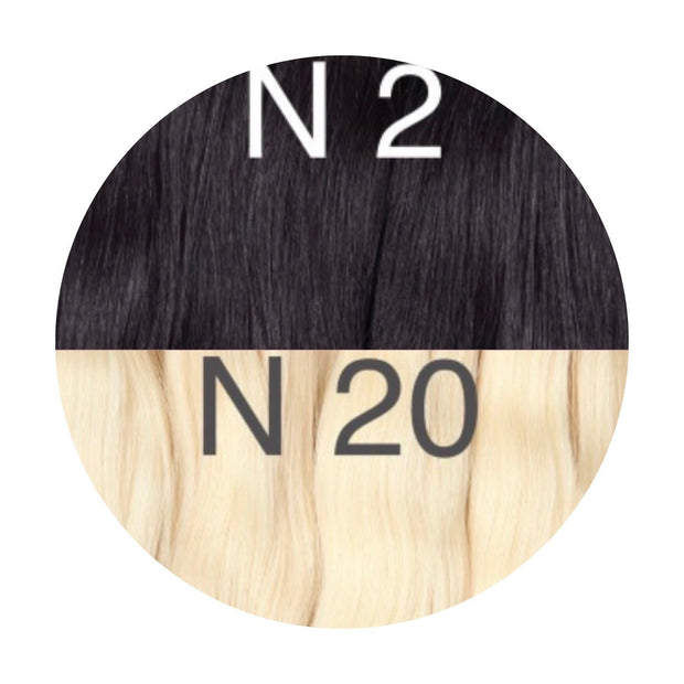 Hot Fusion, Flat Tip Color _2/20 GVA hair_One donor line.