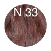Hot Fusion, Flat Tip Color 33 GVA hair_One donor line.