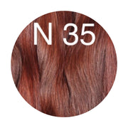 Hot Fusion, Flat Tip Color 35 GVA hair_One donor line.