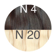 Hot Fusion, Flat Tip Color _4/20 GVA hair_One donor line.