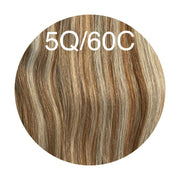 Hot Fusion, Flat Tip Color _5Q/60C GVA hair_Luxury line.