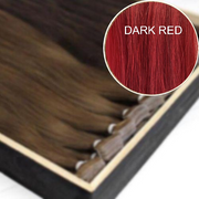 Tapes Color DARK RED GVA hair_Luxury line.
