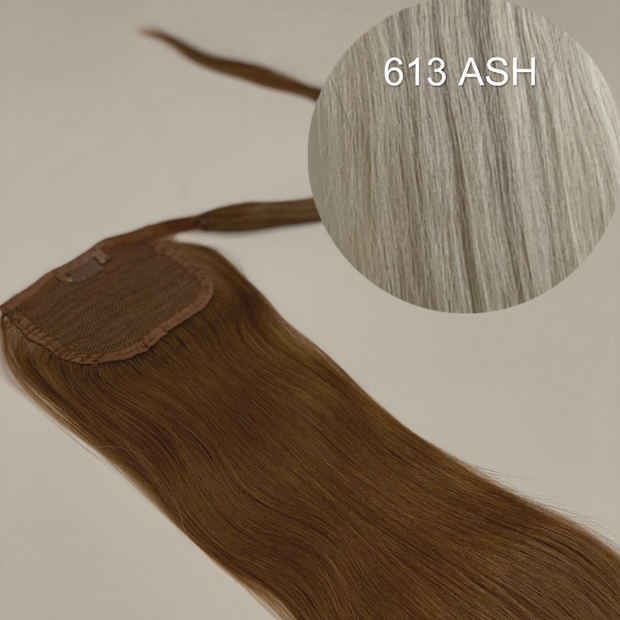 Hair Ponytail Color 613 ASH GVA hair_Luxury line.