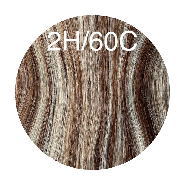 Machine Wefts / Bundles Color _2H/60C GVA hair_Luxury line.