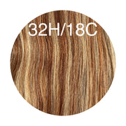 Machine Wefts / Bundles Color _32H/18C GVA hair_Luxury line.