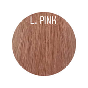 Machine Wefts / Bundles Color L. PINK GVA hair_One donor line.