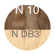 Micro links / I Tip Color _10/DB3  GVA hair_One donor line.