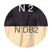 Micro links / I Tip Color _2/DB2 GVA hair_One donor line.