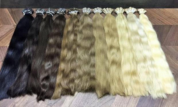 Micro links / I Tip Color 613 ASH GVA hair_Luxury line.
