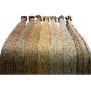 Micro links / I Tip Color _6/60C GVA hair_Luxury line.
