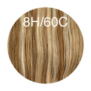 Micro links / I Tip Color _8H/60C GVA hair_Luxury line.