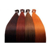 Micro links / I Tip Color RED GVA hair_One donor line.