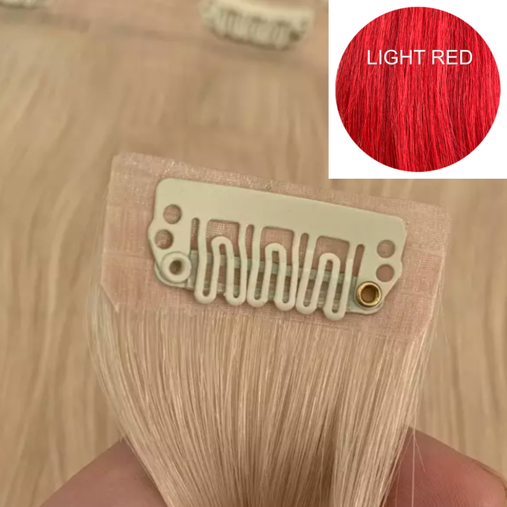 Mini clips color Light red Luxury line