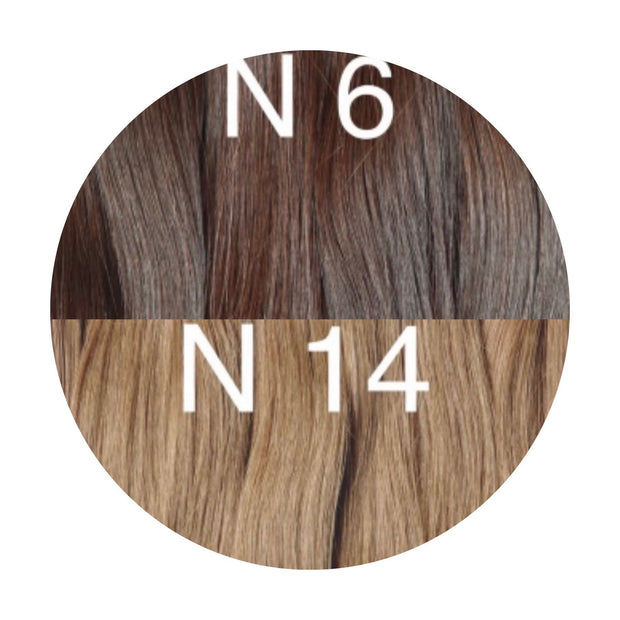 Raw Cut / Bulk Hair Color _6/14 GVA hair_One donor line.